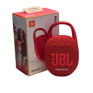 NIB JBL Clip 5 Portable Personal Speaker in Red